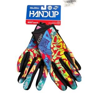 Handup Sense3 Graffiti Cycling Gloves Unisex XS Multicolor New MTB BMX Motocross